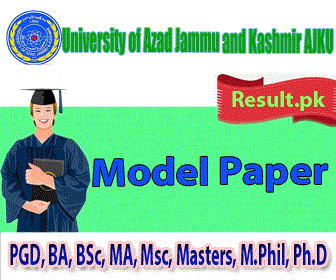 ajku Model Paper 2024 class PGD, BA, BSc, B.Com, MA, Msc, Masters, M.Phil, Ph.D